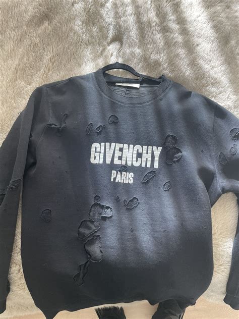 givenchy destroyed sweater|givenchy sweater sale.